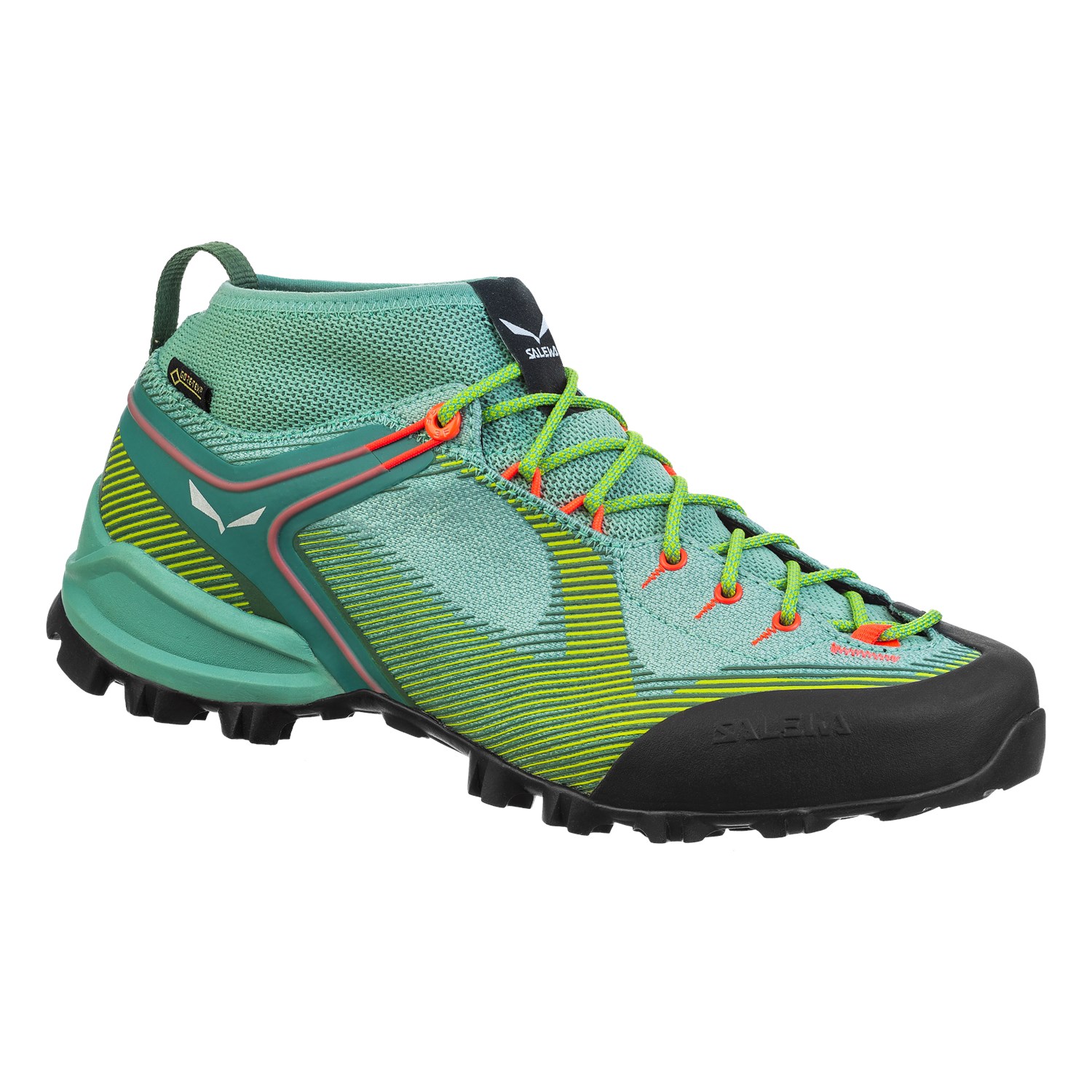 Salewa Alpenviolet GORE-TEX® Bayan Yürüyüş Ayakkabısı Yeşil/Mercan Türkiye 805249MFL